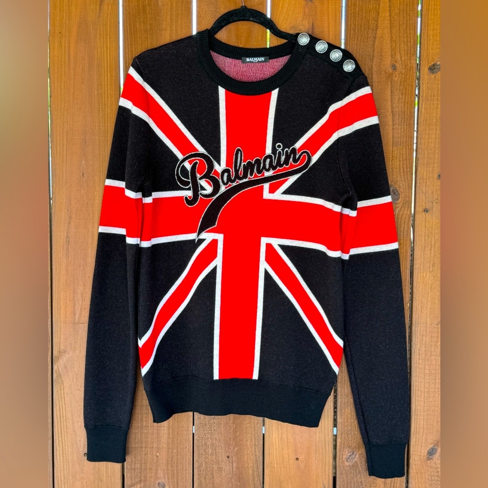 MENS BALMAIN WOOL SWEATER LIMITED EDITION! SIZE MEDIUM